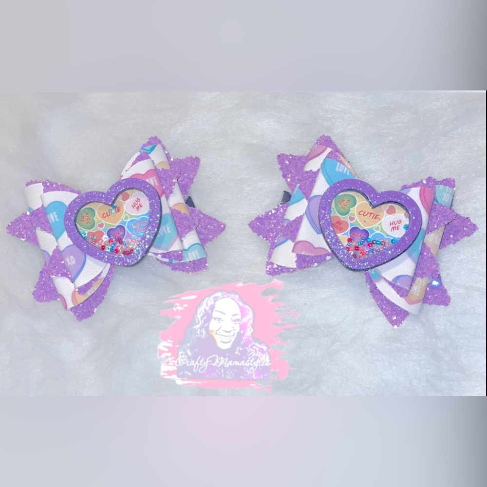 New 🎉Valentine’s hairbow